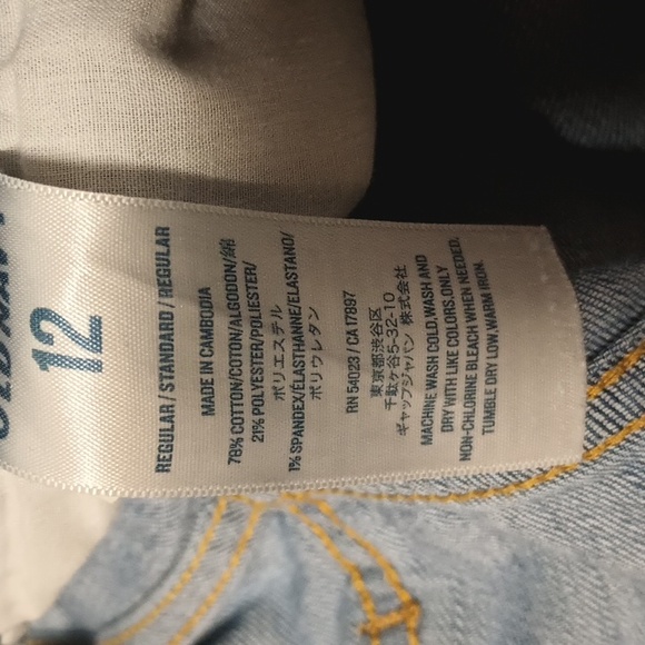 Old Navy Womens Diva Jeans Size 12 Medium Wash Blue Denim - Picture 5 of 6